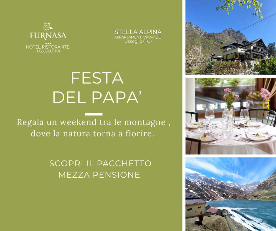 pacchetto dedicato alla festa del papà, da utilizzare dal 13 al 30 marzo