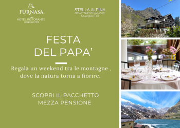 pacchetto dedicato alla festa del papà, da utilizzare dal 13 al 30 marzo