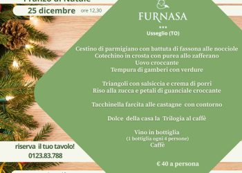 menu del 25 dicembre ore 12,30